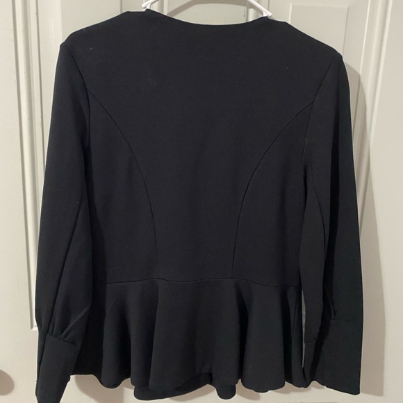 Cabi size 6 black blazer 3/4 sleeve - Picture 8 of 9